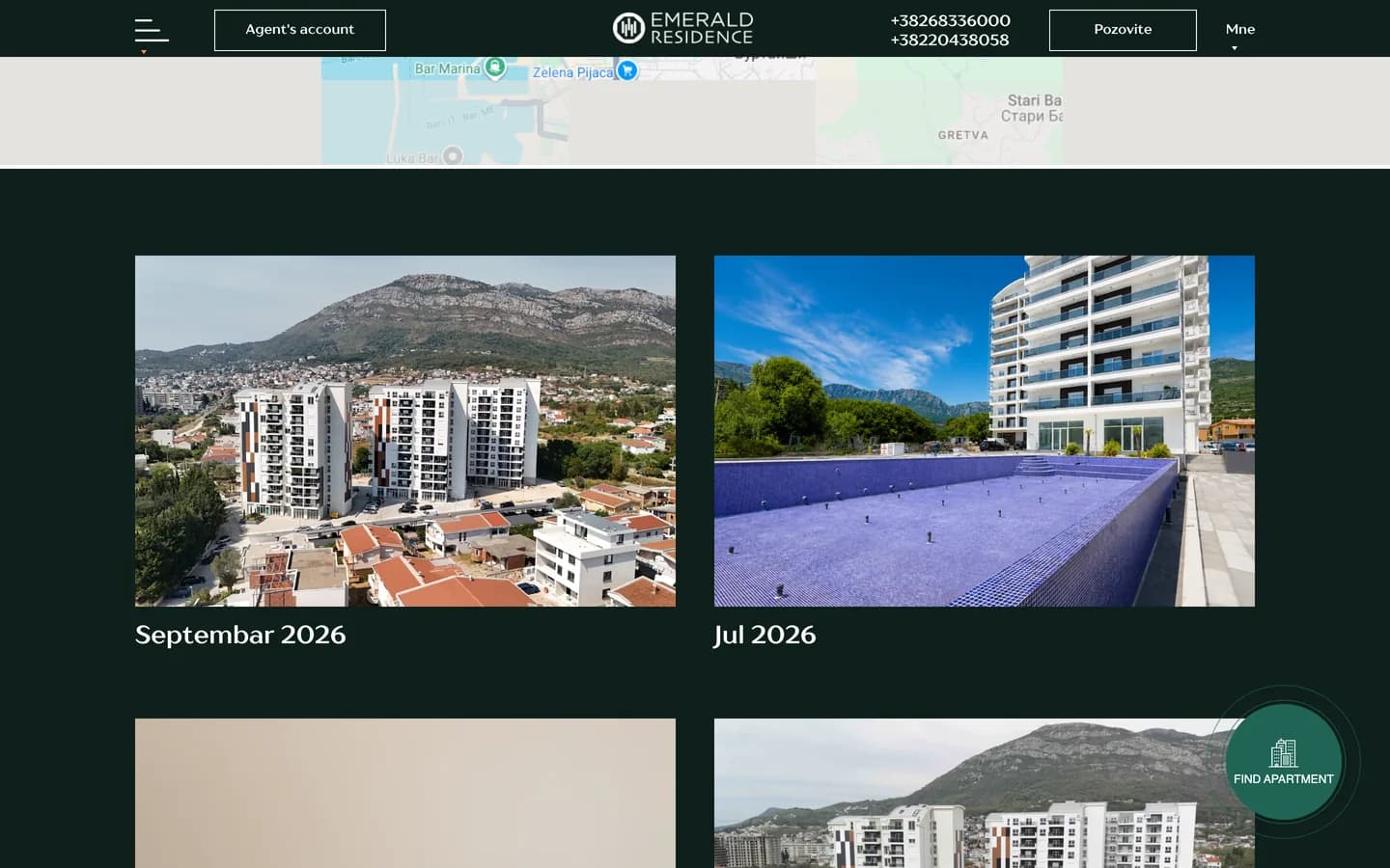 Complex marketing for a premier developer.