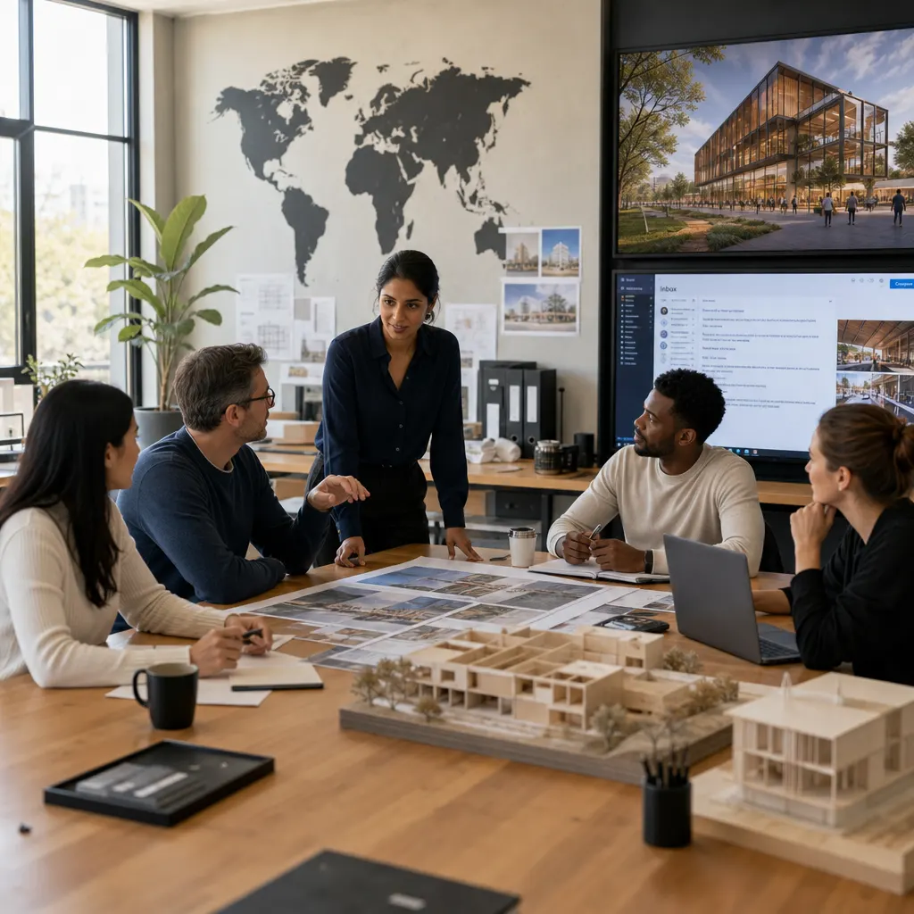 Cross-Border Email & SMS Nurture Ideas for Architectural Studio Leads