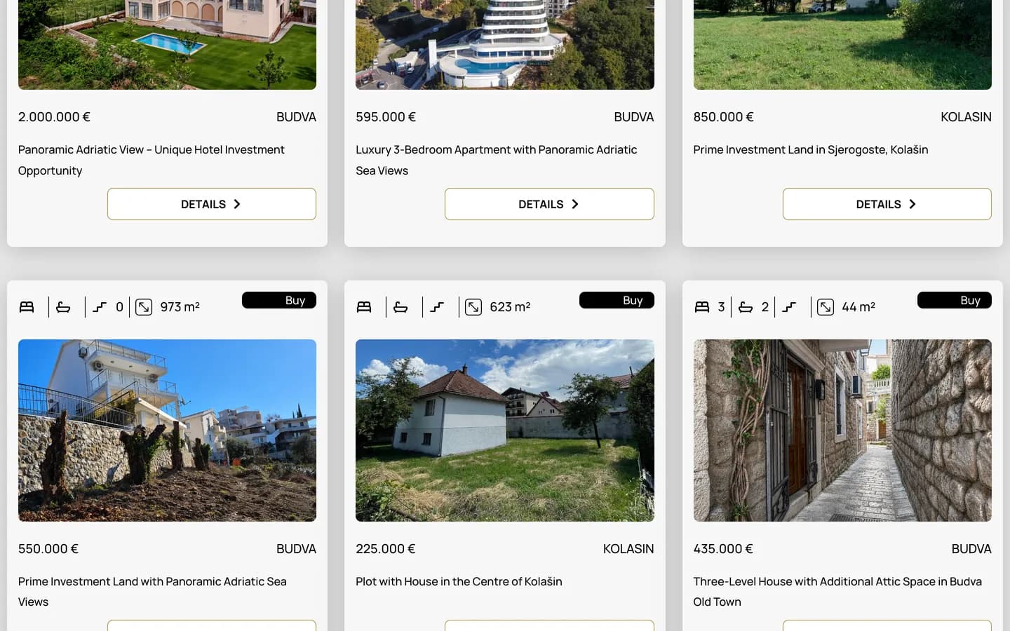 A premium site, social and ads for luxury realty.
