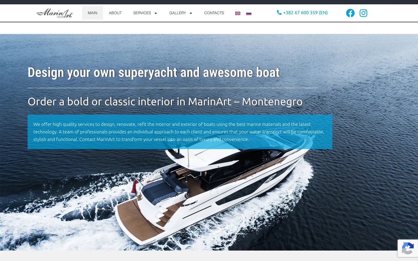 A website and SEO for a design studio.