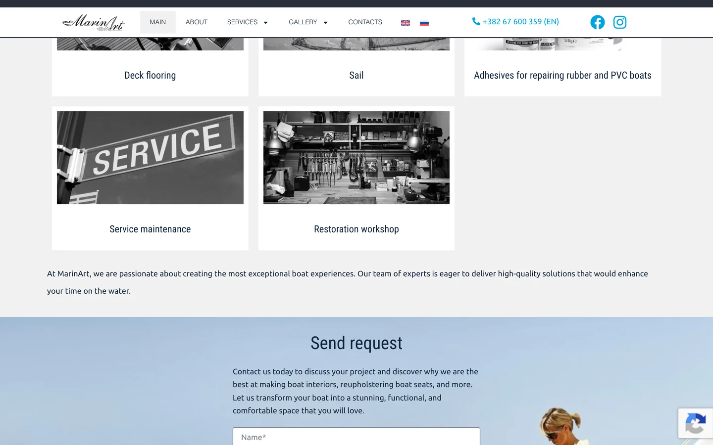 A website and SEO for a design studio.